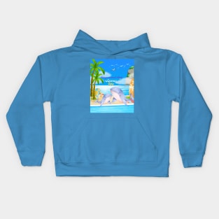 Enjoy summer every moment shines Kids Hoodie